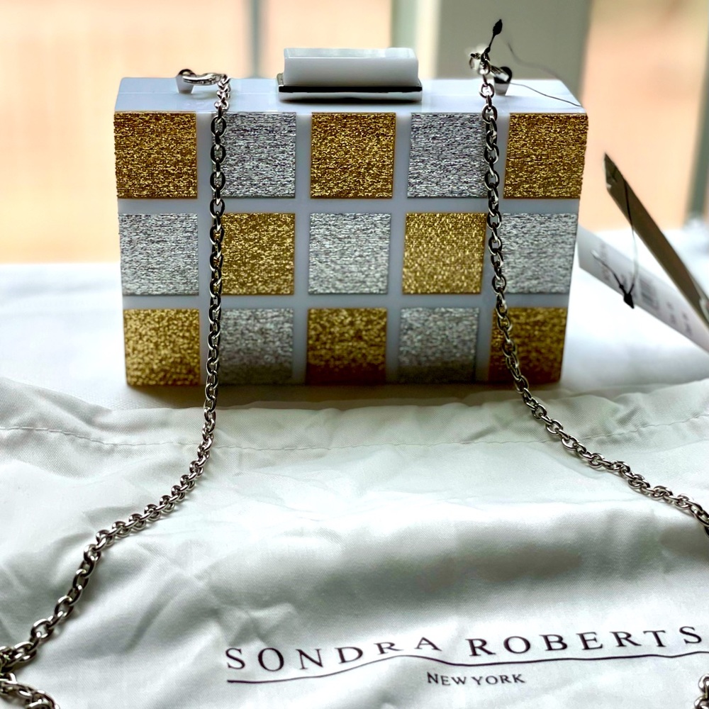 Sondra Roberts Resin Box Clutch - NEW WITH TAGS